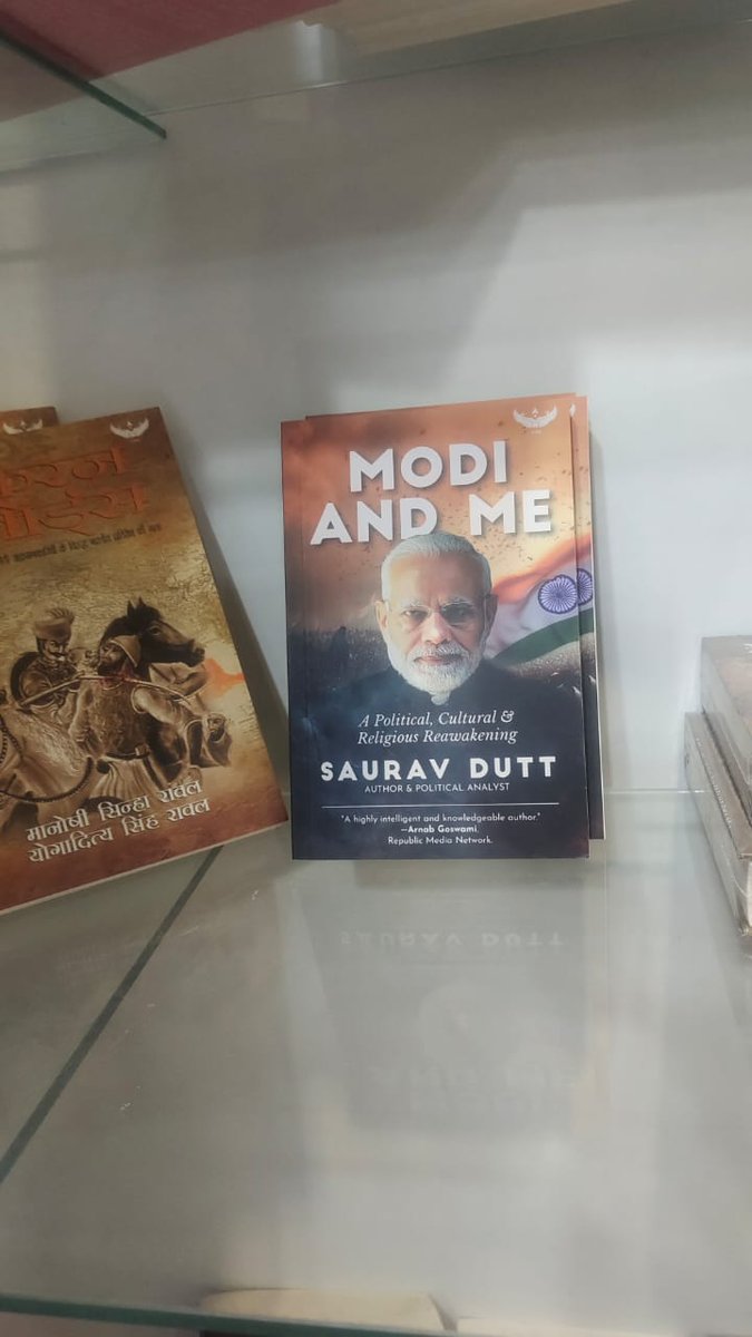 My book 'Modi & Me: A Political, Cultural and Religious Awakening' on display at the New Delhi World Book Fair. Many thanks @GarudaPrakashan @worldbookfair