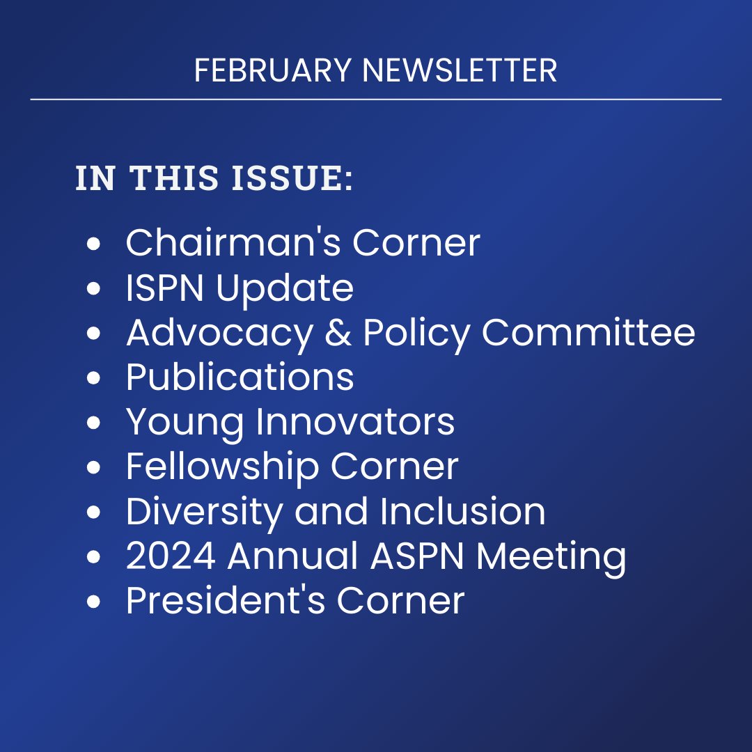 ASPN_PainNeuro's tweet photo. This issue we're excited to hear from our president @‌doctdeer regarding the opportunities that ASPN provides and how together we can create a medical society that changes the world. 

Read the full newsletter: https://t.co/IvxbDZ36WI

#MedicalNewsletter #ASPN2024 https://t.co/neOCqe0yIe