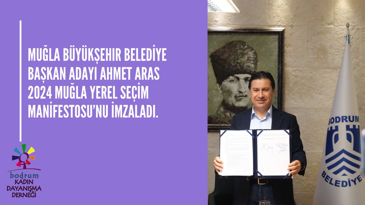 BodrumKadin's tweet image. Muğla Büyükşehir Belediye Başkan Adayı Ahmet Aras 2024 MUĞLA YEREL SEÇİM MANİFESTOSU'NU imzaladı. @ahmetarasbodrum @ahmetarasint @muglabsb @bodrumkadin @kadinkoalisyonu
@KSDM_Kurultayi
@KBGuclu @tkdfederasyon