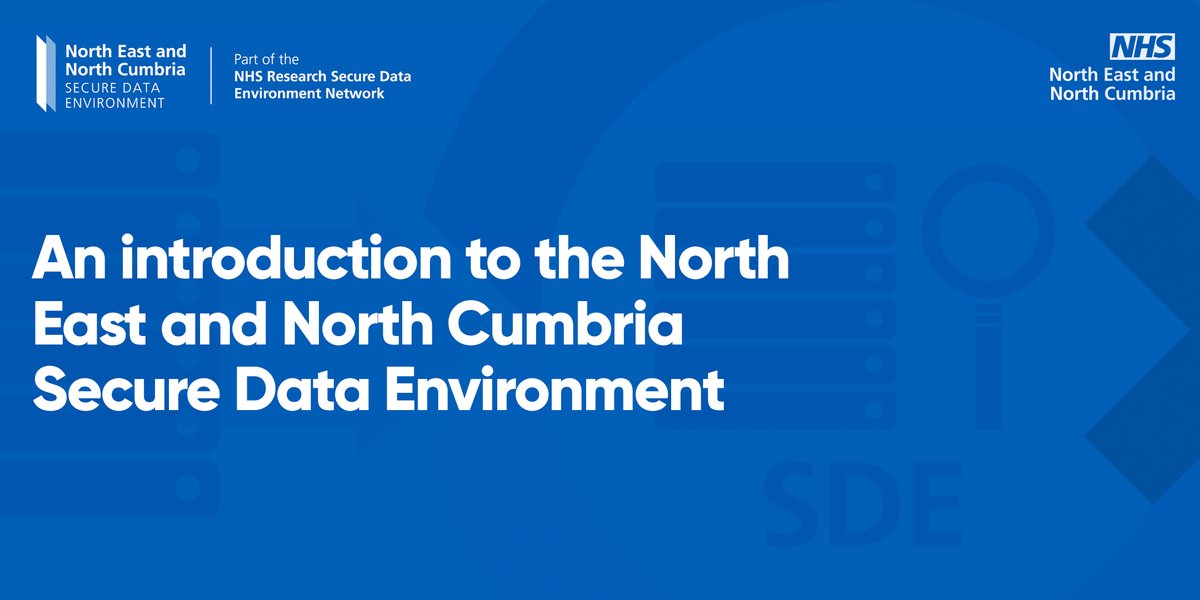 Did you miss our recent webinar on the #SecureDataEnvironment #SDE ?

Find out how access to health and care data for research is changing

👇
healthinnovationnenc.org.uk/document/sde-w…