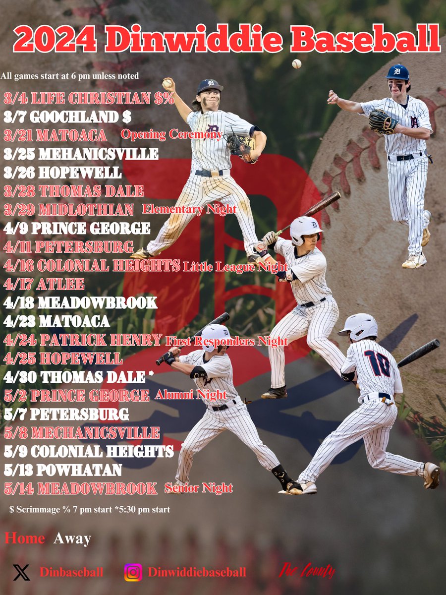 Dinwiddie Baseball tweet media