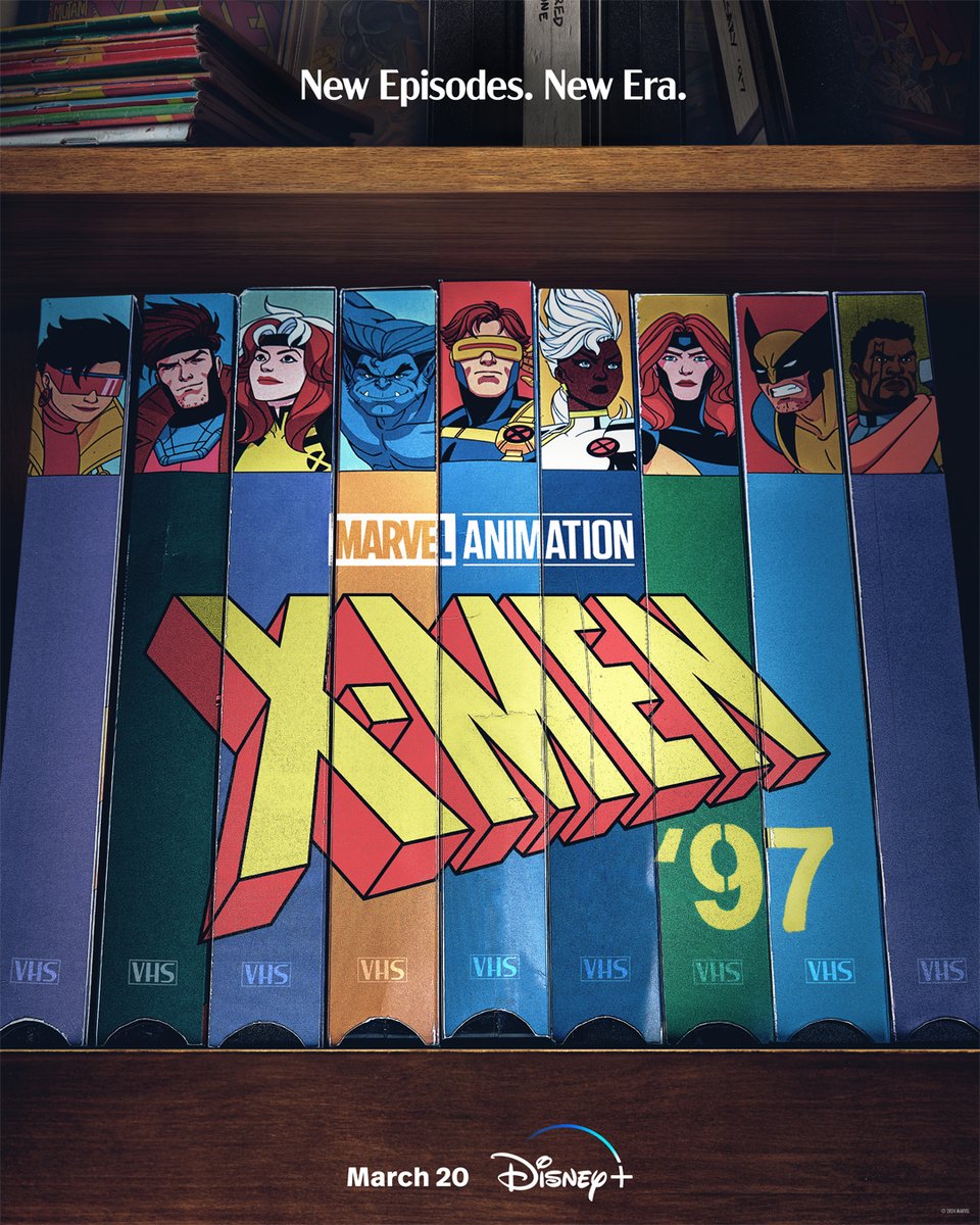 New episodes, new era. Marvel Animation’s #XMen97, streaming March 20 on @DisneyPlus.