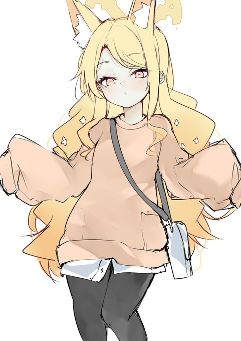 セイアちゃんはブカブカパーカーめっちゃ似合いそうだよね、と妄想して描いた👍 