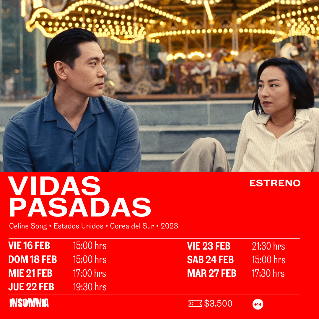 InsomniaCine's tweet image. 📅 ¡Sigue en cartelera en cartelera Vidas pasadas de la directora Celine Song!
✨ Una historia de amor a través del tiempo, en donde Nora y Hae Sung  deberán decidir si finalmente se reunirán sus almas, o permanecerán como un recuerdo en la vida del otro.