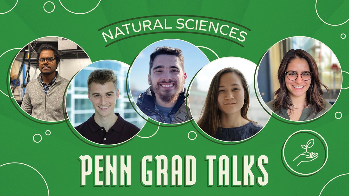 Join us on 2/23 and watch as Penn Arts & Sciences grad students in the Natural Sciences category showcase their knowledge at 2 p.m. at the 8th Annual #PennGradTalks! Refreshments will be served throughout the day. bit.ly/49tC6ny @Pennalumni @PennBiology @PennChemistry