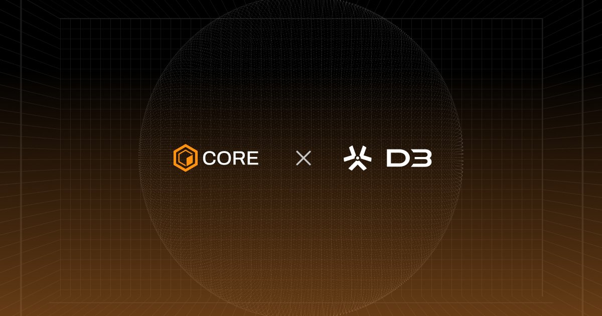 D3inc's tweet photo. We’ve partnered with @CoreDAO_org to apply for the ‘.core’ Top-Level Domain (TLD) 🤝

Read more about our partnership here:
https://t.co/1TBq1c3w3M https://t.co/IKy1545GsI