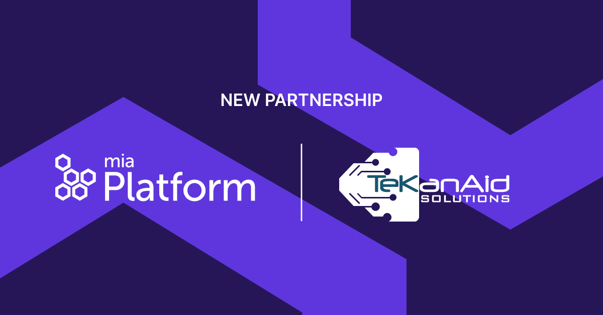 MiaPlatform's tweet image. We&apos;re glad to share that @tekanaid joined our Partner Network 🚀

Read the news here ➡️mia-platform.eu/news-en/tekana…

Looking forward to this collaboration!🔥

#miaplatform #commitsoftware #techcompany #partnership @Sam_Gabrail