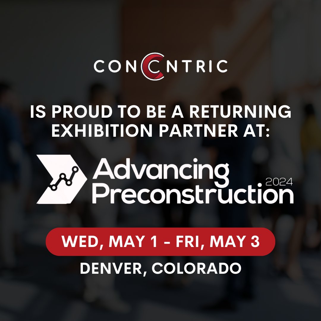 📣 It’s official! We are back at Advancing Preconstruction!

Stay tuned to learn more about how to:

☑️Participate in an on-site group demo 💻
☑️Attend our collaborative happy hour 🍸
☑️Visit our booth 🙋

Comment below with a ‘ 👋’ if we can expect to see you there!

#APC2024