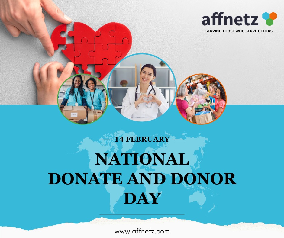 On National Donate and Donor Day, we salute the champions of compassion and generosity who make a difference every day. 💙 #DonateLife #AffnetzSupports #GiveWithPurpose #Nonprofitsoftware #nonprofit #DonorEngagement #Supporters #DonorRelations #GiveBack #Philanthropy