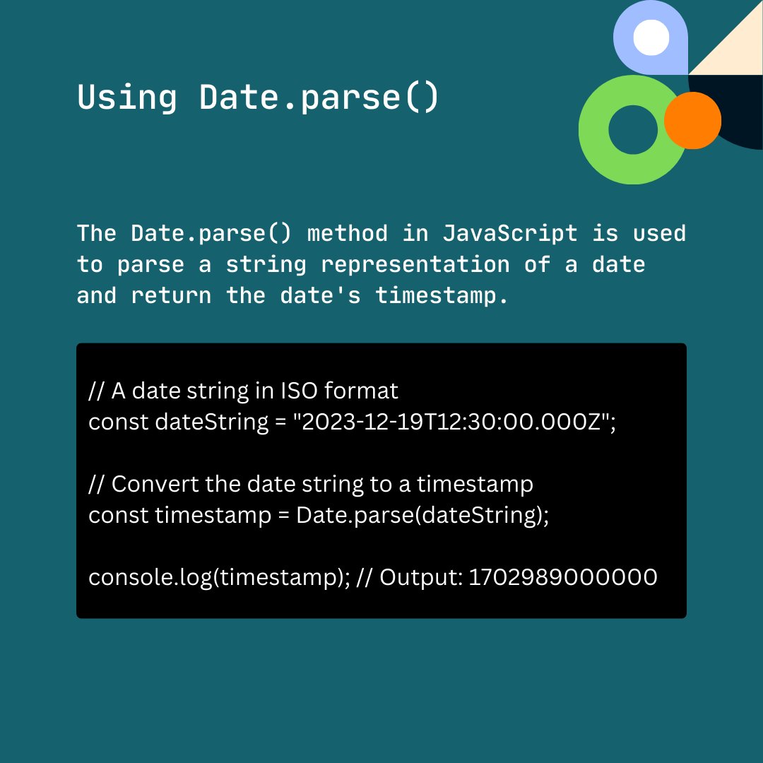 thehashcode's tweet image. How to Convert Date to Unix Timestamp in JavaScript
thehashcode.com/javascript/how…
 #thehashcode #nodejs #javascript #programming #reactjs #html #css