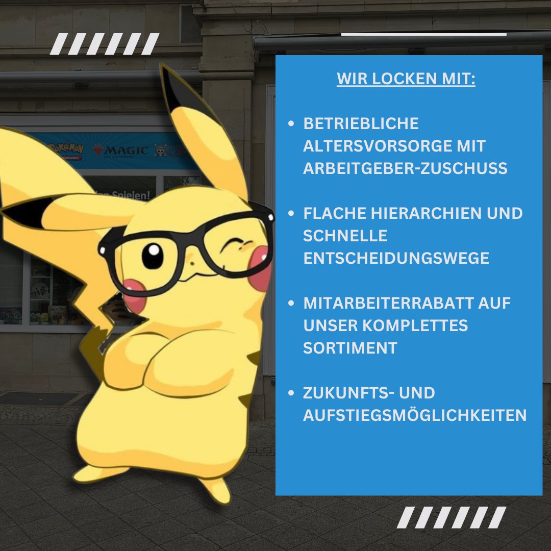 Willst du Teil unseres coolen Teams in Leipzig werden? 
Bewerbungen an: hr@gate-to-the-games.de oder

l8r.it/pcrQ

#gatetothegames #wirsuchendich #Leipzig #pokemon #tcg #yugioh #magicthegathering #Jobangebot #Verkaufsjobs #kartenliebe