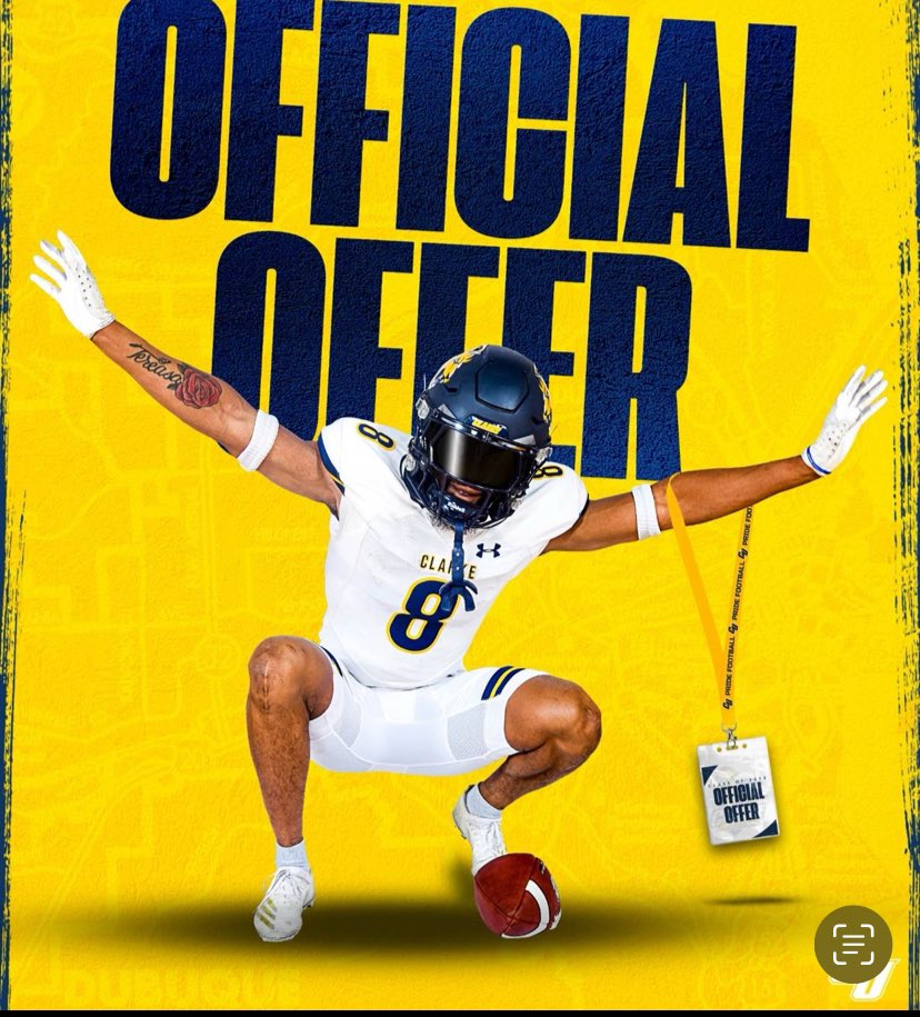 KevonJohnsonD1's tweet photo. #AGTG I’m blessed to receive my first offer from Clark Unversity @HightowerFB @Agshall37 @CoachHicksCU @coachanthony46 @_CoachBlanton https://t.co/85GdGj6qXm