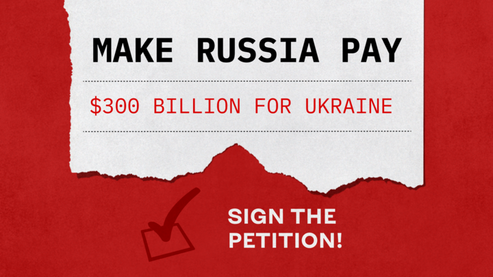 True justice lies not only in the punishment of war criminals but also in the economic responsibility of the aggressor for all the damage caused. Sign the petition and Make Russia Pay $300 billion to Ukraine: ccl.org.ua/en/russiamustp…