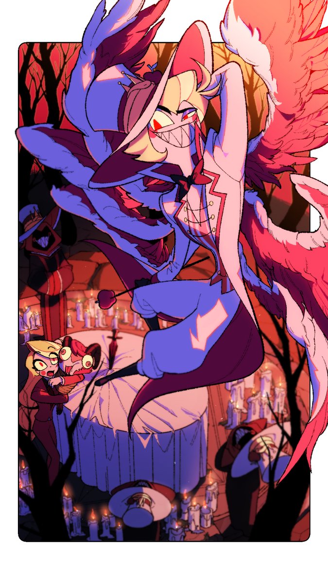 kim_shakak's tweet photo. #HazbinHotelLucifer #HazbinHotelFanart 

이 장면 너무 좋아서 https://t.co/mUbOEtBnBM