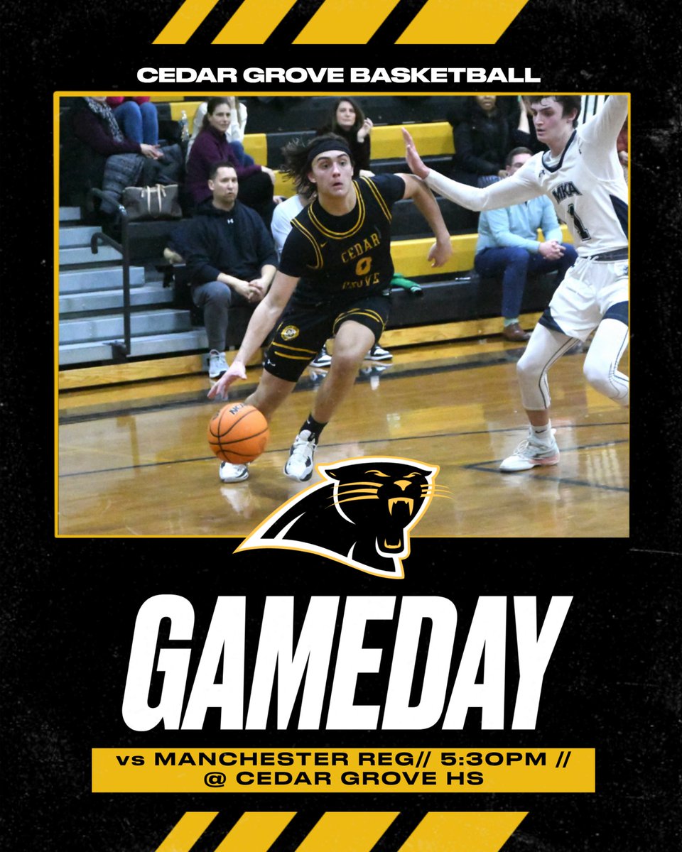CGHS_Athletics's tweet photo. 🚨GAMEDAY🚨

🏀Boys Basketball🏀
🆚 | Manchester Regional
⌚️ | 5:30pm
📍 | CGHS

🏀Girls Basketball🏀 
🆚 | Verona
⌚️ | 7pm 
📍 | Verona HS

Come out and support! #LetGoPanthers https://t.co/EJosbHmjIM