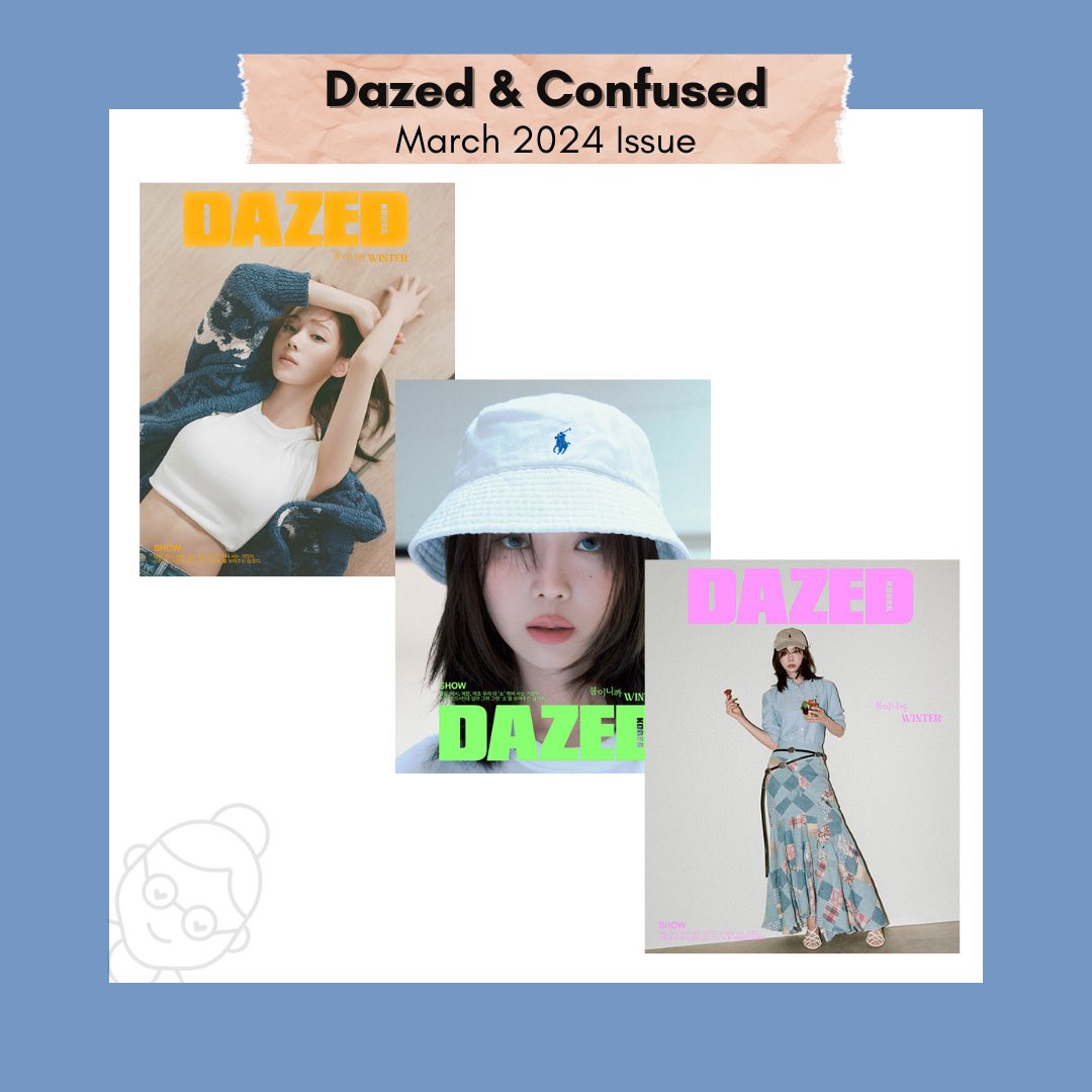 PH GO Dazed & Confused March 2024 Issue [Cover: Aespa Winter] 🔸 ₱850 + LSF 🧾 DOP: 50% DP + balance upon arrival 📦 Normal ETA 📩 halmeonimnl.com/products/dazed… Visit halmeonimnl.com and click on K-Magazines PH GO WTS LFB