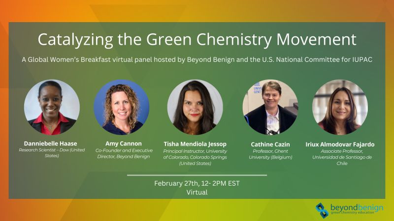 Join the US <a href="/theNASEM/">National Academies</a> for <a href="/IUPAC/">IUPAC</a> and <a href="/beyondbenign/">Beyond Benign</a> in our own #GWB2024 to discuss the role of women in #GreenChemistry toward achieving a sustainable future! 🌱

🔛The event is happening on Feb. 27 @ 12:00 PM (ET)! Register here: events.nationalacademies.org/41194_02-2024_…