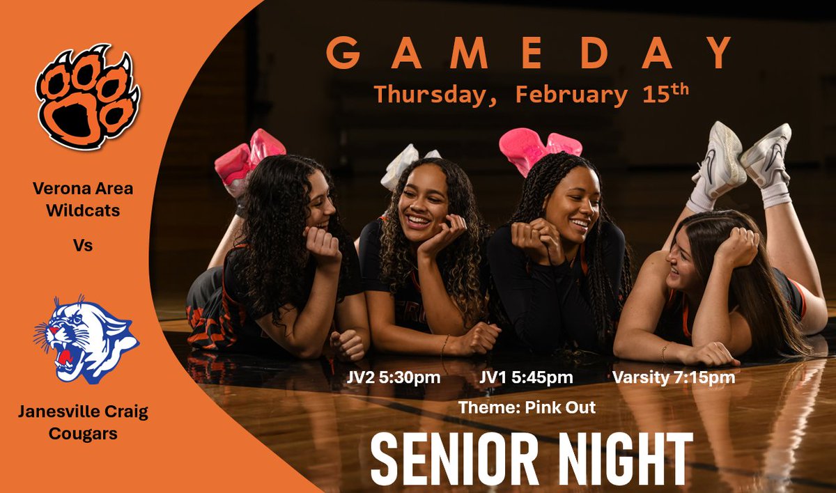 It's Senior Night! Be there at 6:45pm to celebrate our 4 amazing seniors! 
Stream here: youtube.com/@vahsathletics…