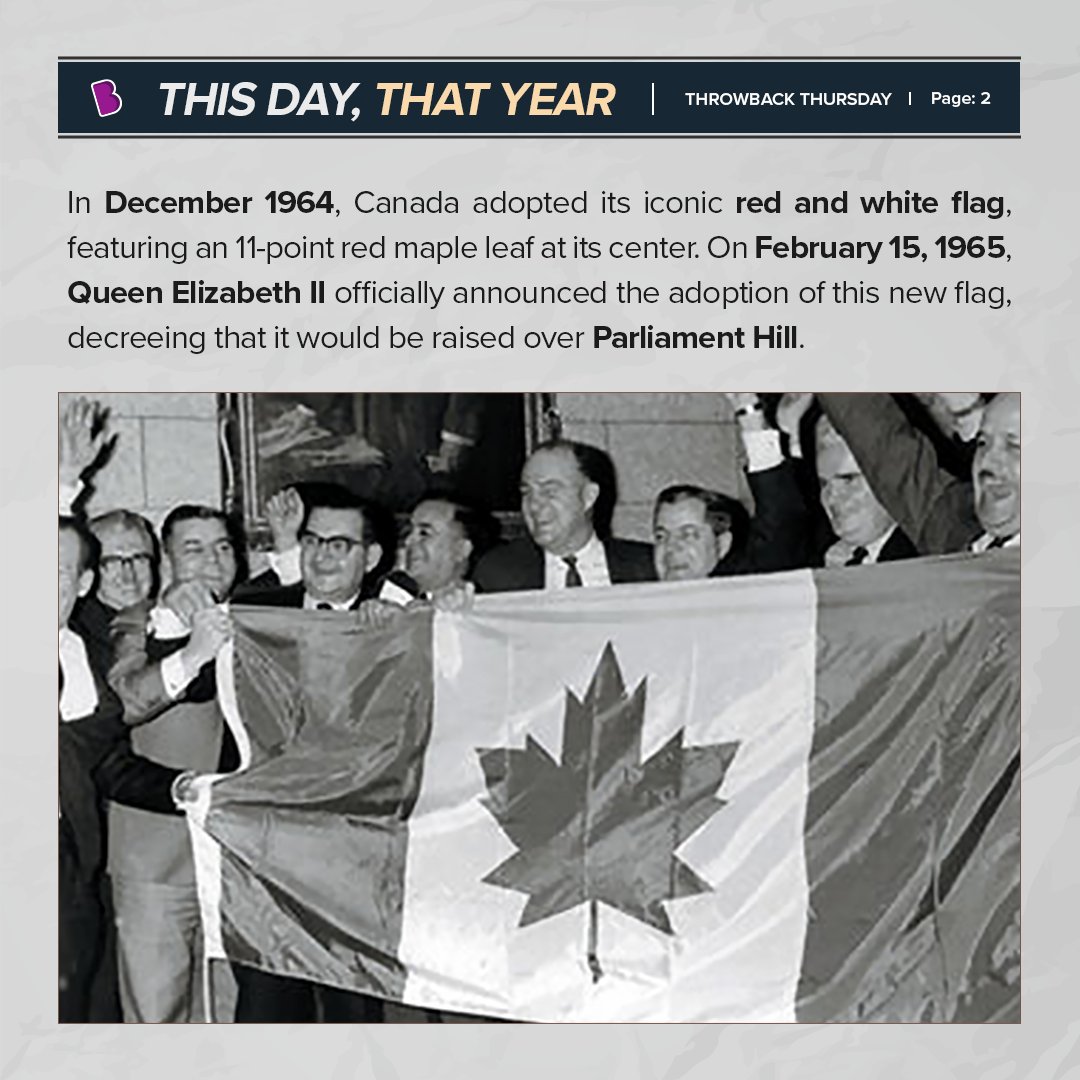 Trivia Time! Did you know that in December 1964, Canada proudly adopted its red and white flag, featuring a distinctive 11-point red maple leaf?! Swipe to read more Disclaimer: Please note that BYJU’S is not responsible for the use of any information contained. We urge you to…