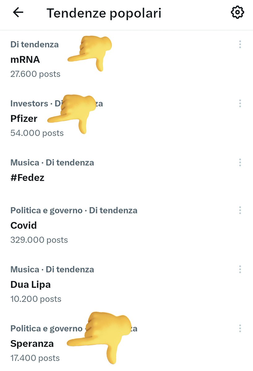 Quasi mi stupisco che Oggi in tendenza nn ci sia il grande fratello.
sta di fatto però che non vedo #sepranzaingalera