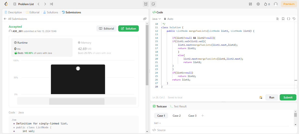 ASR_01_'s tweet photo. 🚀 Day 27 of #100DaysDSAChallenge !📷Hey fellow coders!
#AlgoPrep 📷 and I'm thrilled to share my progress with you all. 📷
Day 27 Accomplishments :-LinkedList
(Question Count -82)
#100daysofcode #codingchallenge https://t.co/T59Kf1qCaX