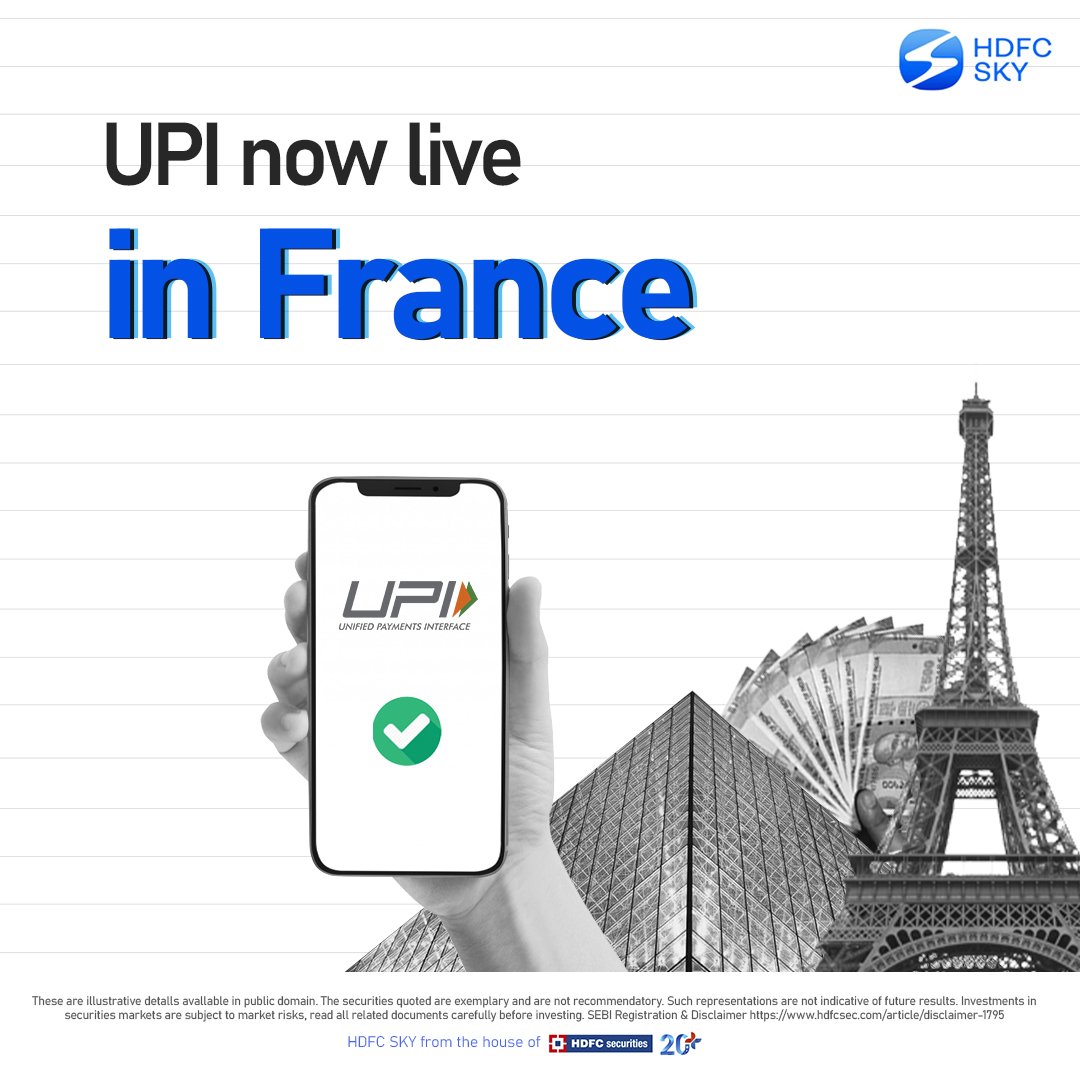 HDFCSKY's tweet photo. Exciting news for Indian travelers! Now book Eiffel Tower tickets online with UPI, making your visit to France even more convenient.

#HDFCSKY #SkyNews #UPI #France #UPIinEurope

Follow us for regular updates! @HdfcSky https://t.co/seULiBEyTu