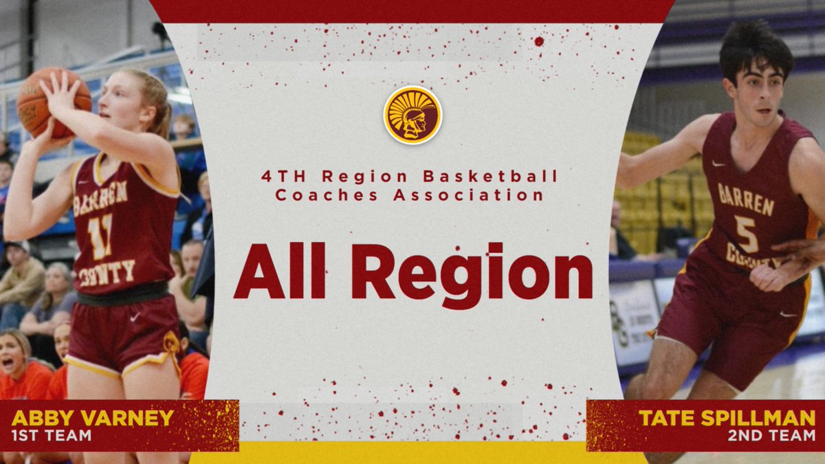 Congratulations to Abby Varney (1st team) and Tate Spillman (2nd team) for being chosen to the 4th Region Basketball Coaches Association all region teams!  #WeAreBC
📷: @1047thescore @JbrownESPNKY