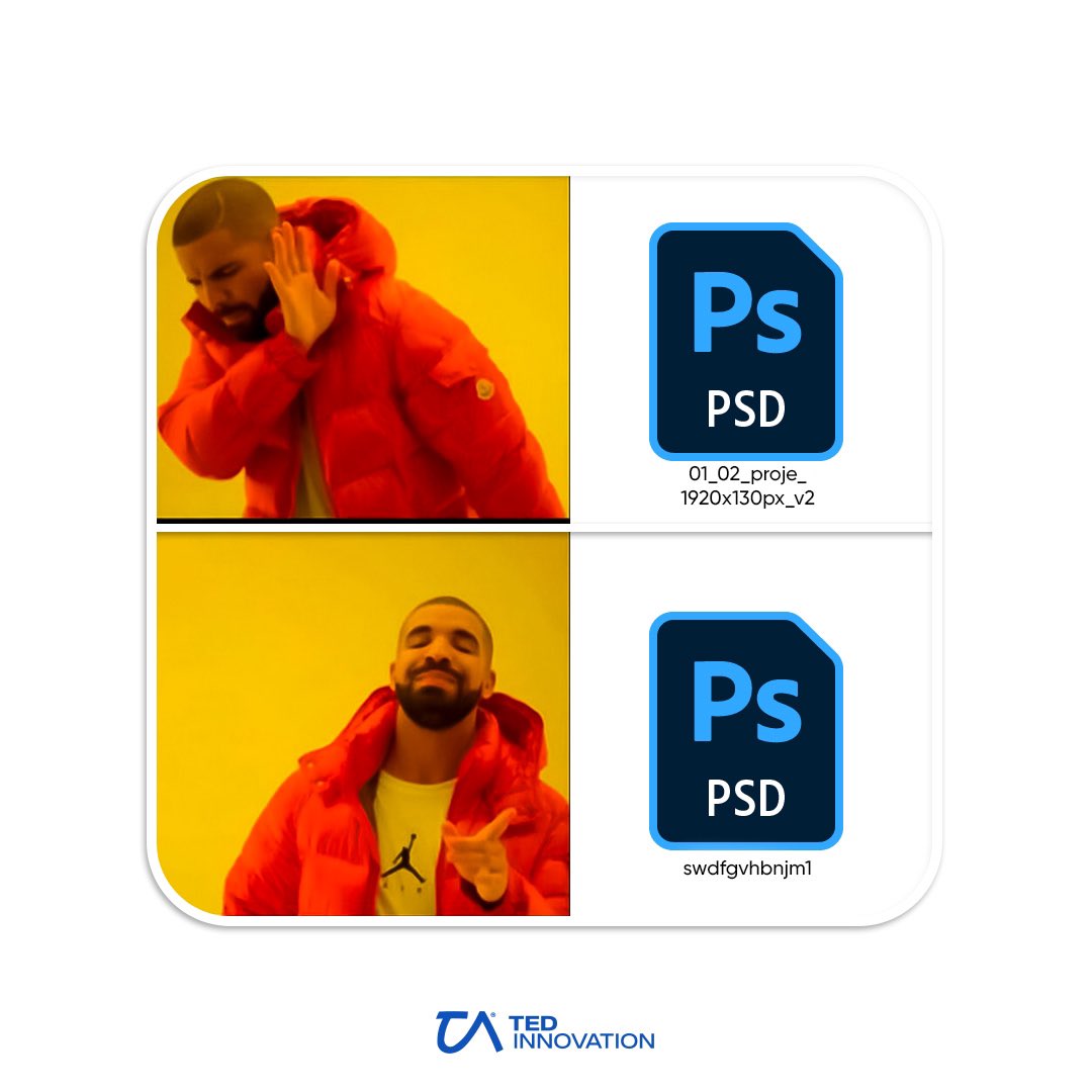 Herkesin adlandırmasına kimse karışamaz! 🫣

#tedinnovation #grafiktasarım #sosyalmedya #creative #ajans #keşfet