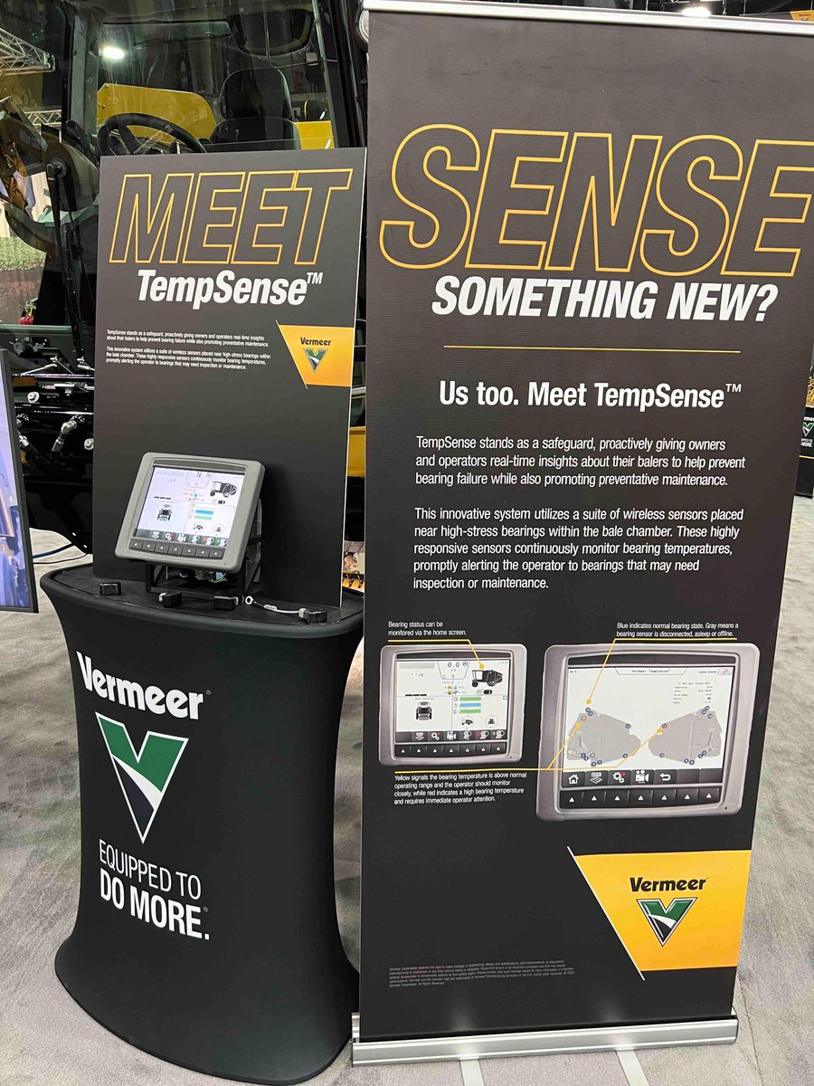 FEeditors's tweet photo. #vermeerag comes out with a new product called #tempsense which allows farmers to monitor the temperature of the bearings in real time https://t.co/MgIWwiwJGd