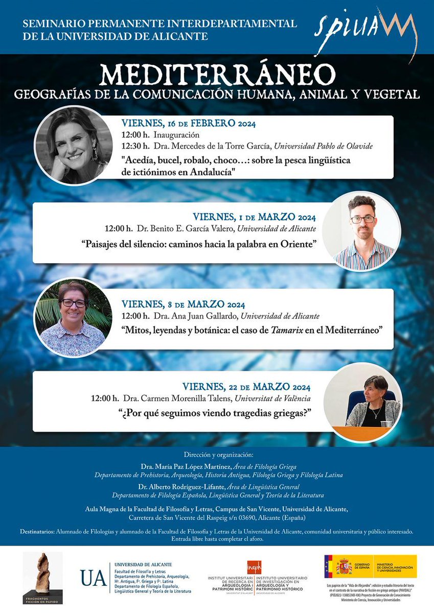 Mercetorgar's tweet image. Me voy con mis 🐟🦑🦀🐚🐡 y la #ictionimia a la @LletresUA. Nos vemos en Alicante 👇👇👇👇
@f_humanidades #léxico #ictiología