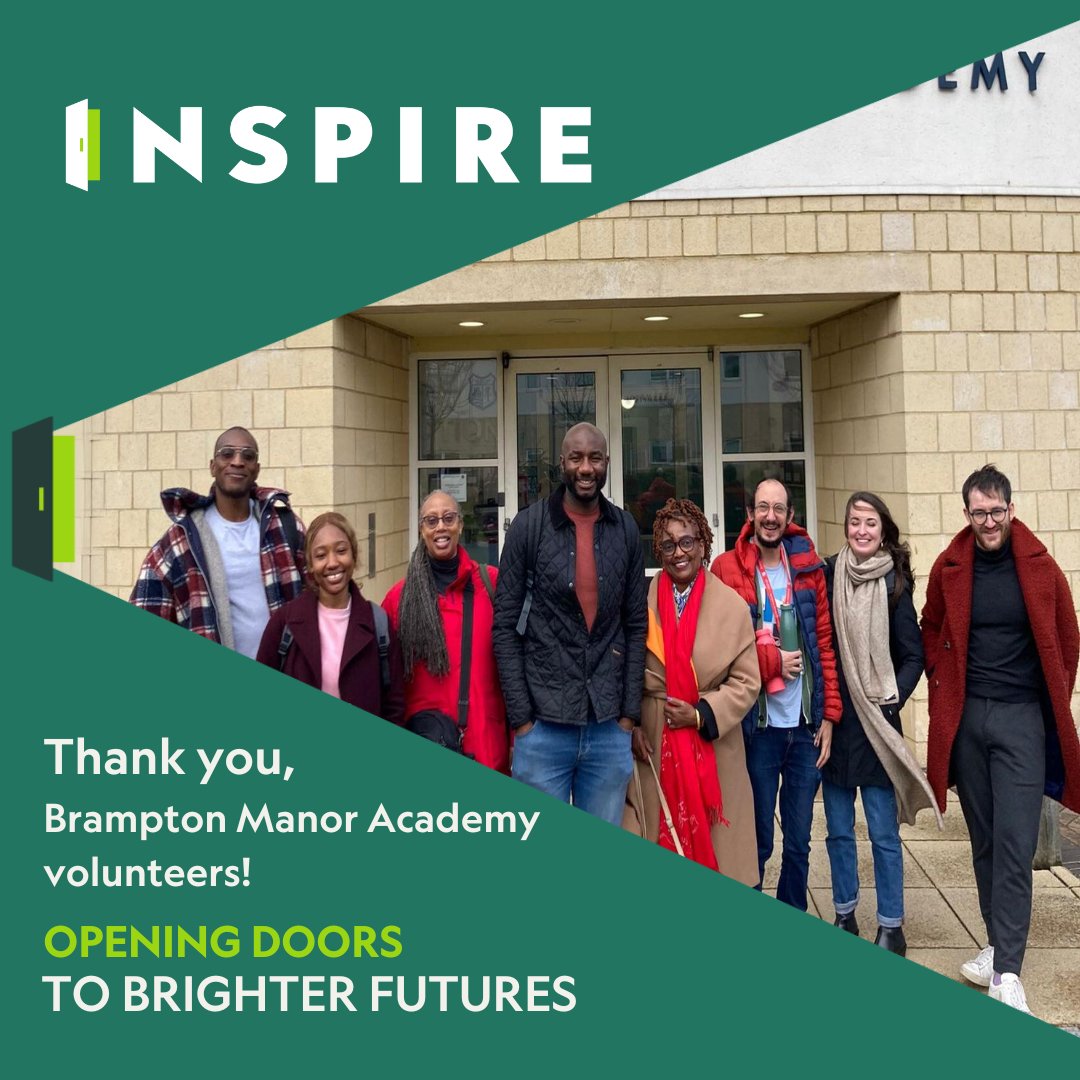 On Feb 9th, we were at @BramptonManor1 Careers Day. 27 volunteers delivered 60 careers sessions to 360+ students. 'I learned that there are so many different options and jobs' 'I am developing skills and have much more options after education than I thought' some students said.