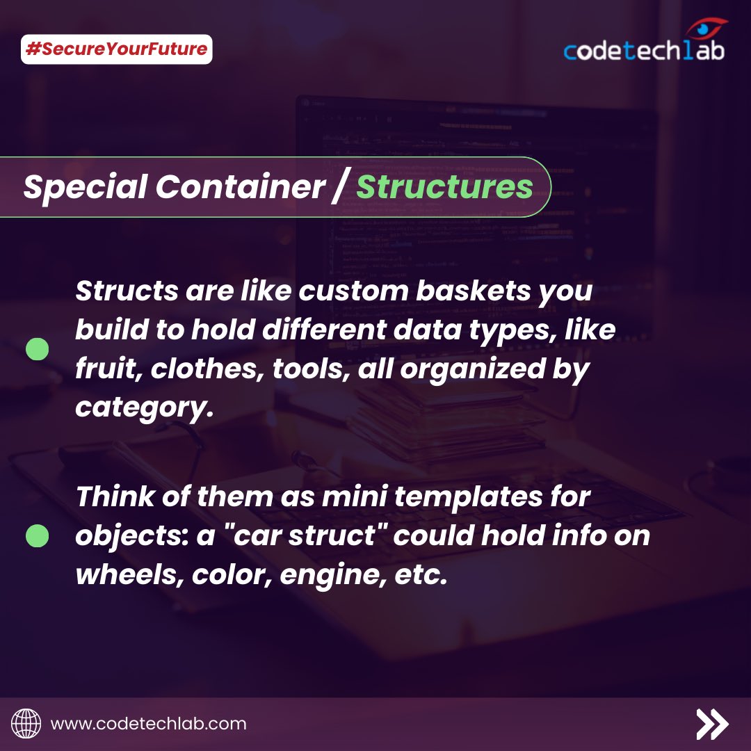 CodeTechLab's tweet photo. #Cstructlife #datamanagement #Cenumlove #clearcode #Cunionmagic #memoryefficiency #unlockingpotential #Ccodingchallenge #learnbysdoing #neverstoplearning #codingtogether #LevelUp https://t.co/oP2Ev1UrE9