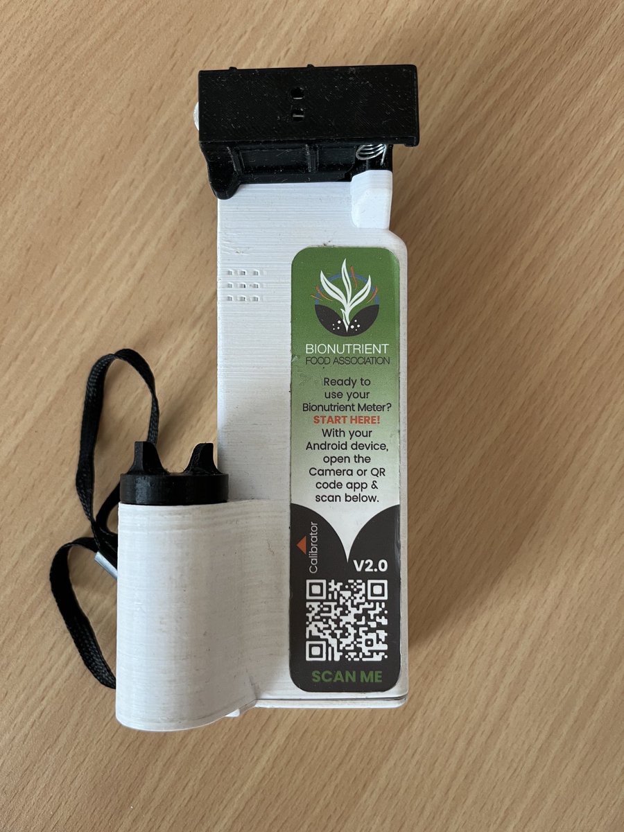 The future? A hand held meter that can tell you the nutrient content of your food/crop - use it in the shop or in the field - all in the name of increasing quality in food supply ⁦@TheGreenFarmCo1⁩ #youarewhatyoueat