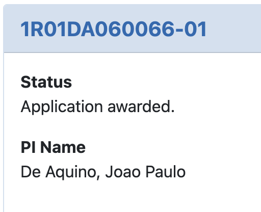 Absolutely honored to receive my first #R01 from @NIDAnews. A heartfelt thank you to all who played a part in this journey. 🙏 

We're eager to welcome #postdocs and research assistants to our team @YalePsych!  

Join us in developing therapies for #Pain and #OpioidUseDisorder.