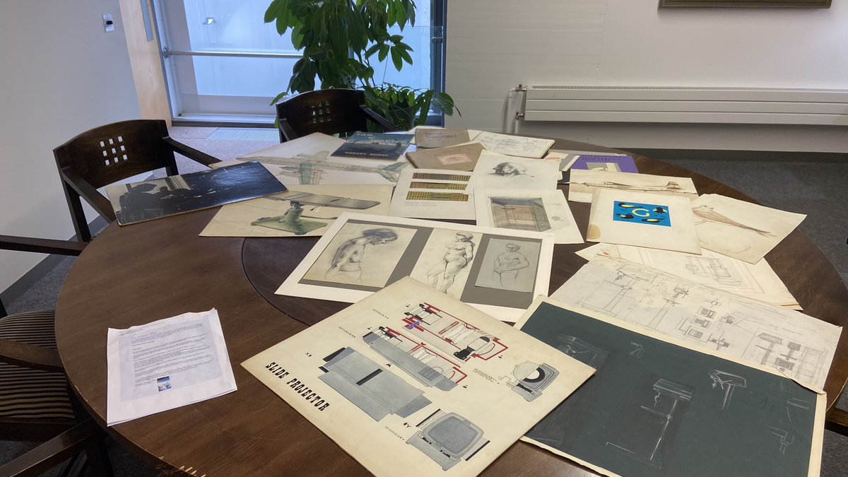 PDE is delighted to welcome back former GSA Director and founder of the course, Prof. Dugald Cameron. GSA archives kindly brought along a selection of Dugald’s work from his time studying at GSA.
