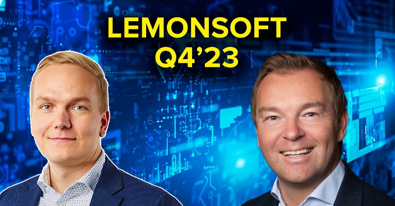 Inderes's tweet photo. Saas-yhtiö #Lemonsoft jatkoi kasvu-uralla vaikeassa toimintaympäristössä, joskin kasvu nojasi suurempaan yrityskauppaan. Toimitusjohtaja Jan-Erik Lindfors kommentoi inderesTV:n haastattelussa.