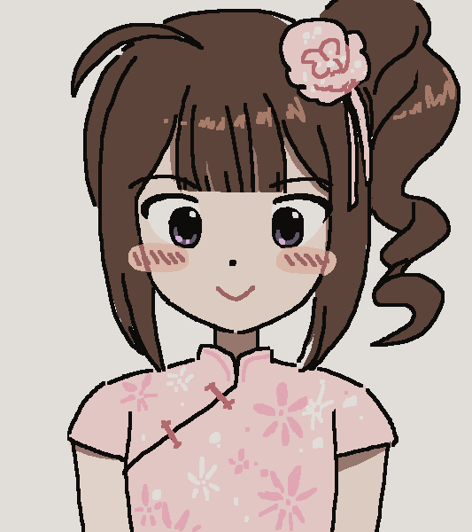「#ミリオンチャイナドレス着てる部」|⌒ ⌢のイラスト
