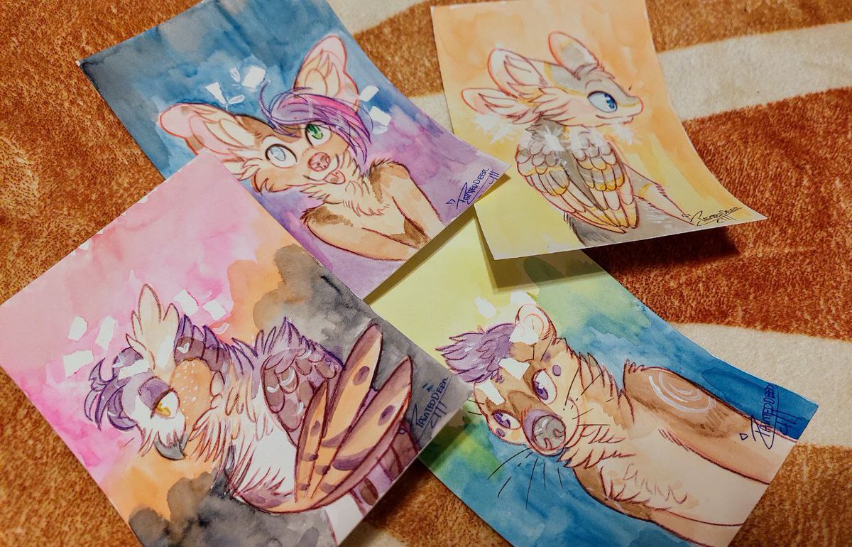 Some recent paintings~ 💕🌿