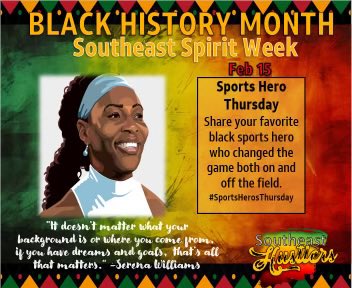 Sports Hero Thursday! ⭐️🤩 Share your favorite black sports hero who changed the game both on and off the field! 🏆🥇🎖️ #SportsHerosThursday #SoutheastHustlers