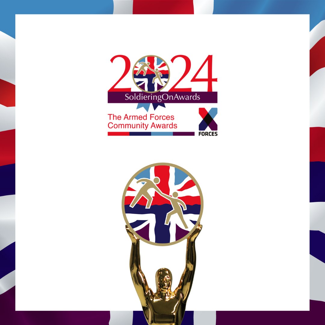 Nominations for the 2024 #SoldieringOnAwards are now open! Who do you know that should be recognised? 👏👏 Head to soldieringon.org to tell their story. #SOA2024 #WhoDoYouKnow #ArmedForcesCommunity #MilitaryFamily