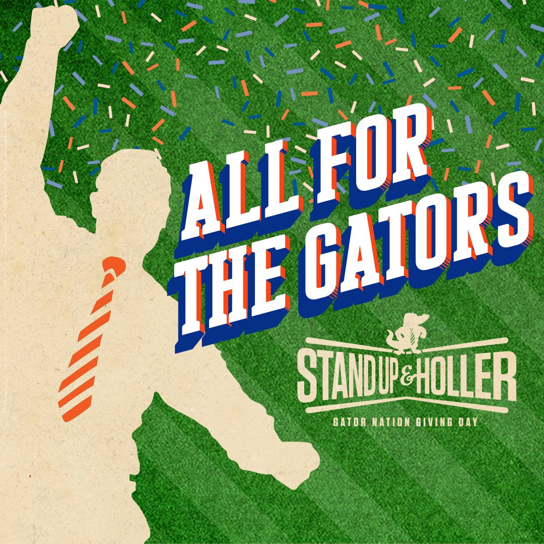 Today is Gator Nation Giving Day! Please consider donating to our SoCal Gators Scholarship Fund and any of your other favorite causes at UF!
Thanks and Go Gators!
givingday.ufl.edu/.../southern-c…