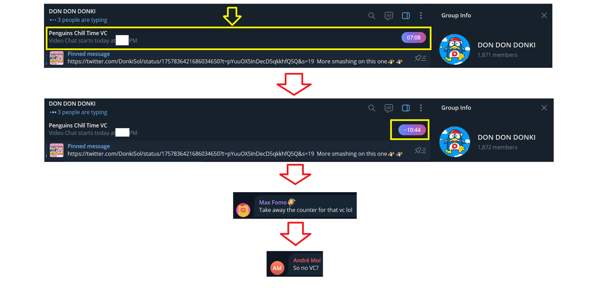 TCGWorldScams's tweet photo. @gotbit_io @catfishonsol Its all pretending. They dont do voice chats nor spaces. They lie and promise things and continue dragging things on to keep investors holding and buying while they sell. @gotbit_io these $donki scammers are thugs, liers and thieves! https://t.co/oWIfAR4uOB