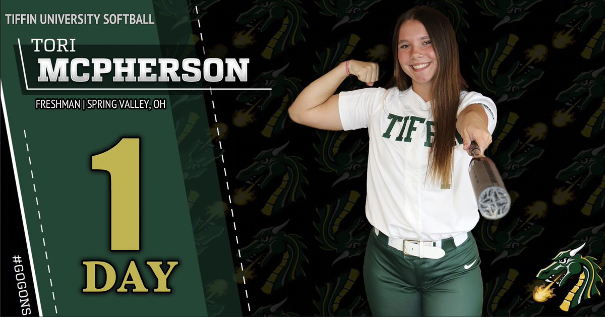 Tori McPherson days until GAME DAY! Let’s goooo! #1 #GoGons 💚🐉🔥