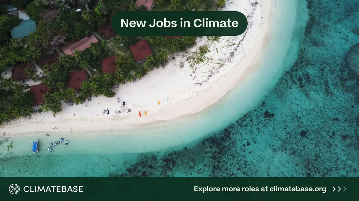 🌊 New climate jobs from organizations making an impact today!

🎓 TKS

Equipping ambitious youth with the skills to tackle the world’s biggest problems through exposure to emerging technologies.
🌟 Roles: Program Director, Social Media Manager
💼 Location: Remote, North America