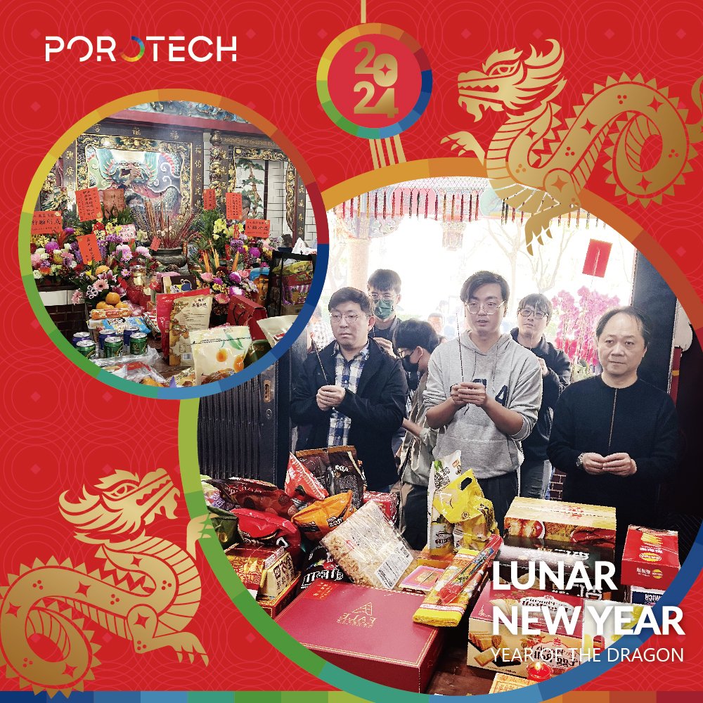 Wishing everyone a prosperous start to the Year of the Dragon! Let's pray for smooth sailing in 2024, filled with peace and prosperity. May this year bring abundant blessings, success in all endeavours, and, most importantly, safety and well-being.🐉✨ #ChineseNewYear #Porotech