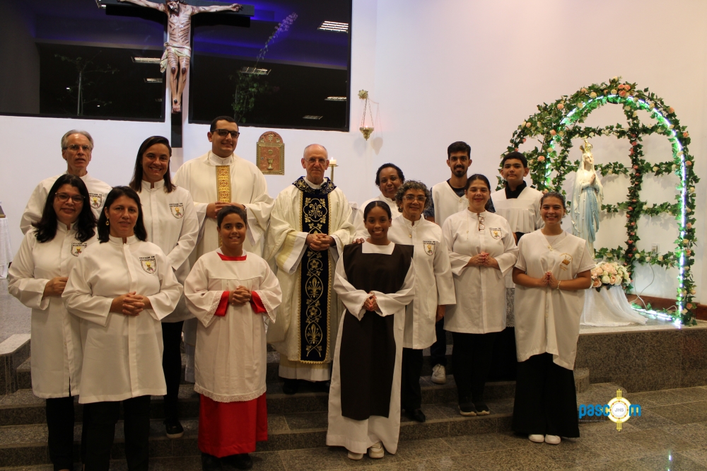 O tríduo em preparação para a festa de Nossa Senhora de Lourdes, na capela que fica na entrada do Bairro Mauá, no bairro Independência, foi encerrado com a presença do Administrador Diocesano, Monsenhor José Maria Pereira. Matéria completa em diocesepetropolis.com.br/administrador-…