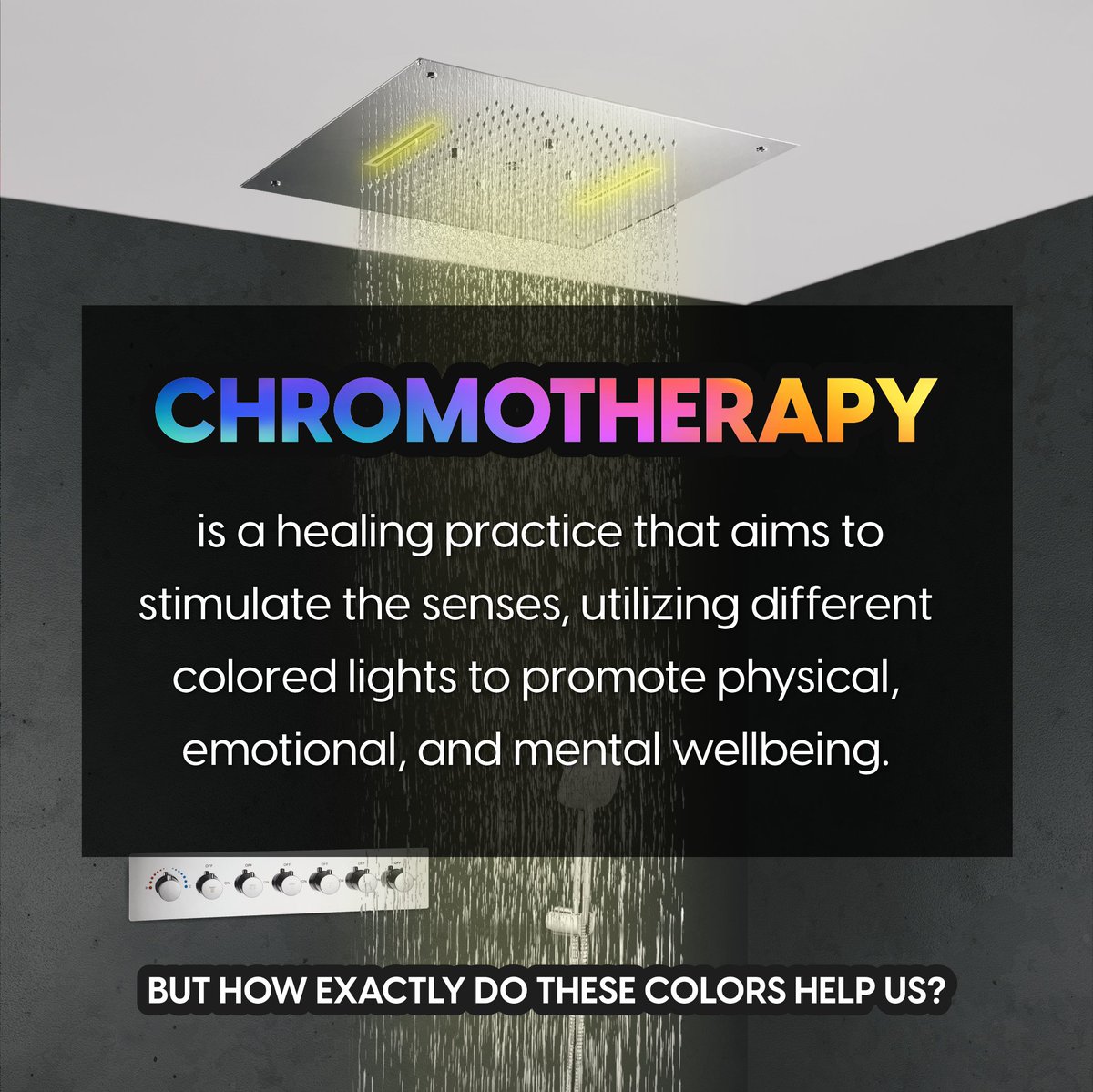gravity_bath's tweet photo. Chromotherapy is trending everywhere but do you even know how it can benefit you? Moreover did you know that you can enjoy it's benefits even while you shower.

Visit https://t.co/gjMvXlkaVZ to know more

#chromotherapy #chromotherapyshowers #lighttherapy #lighttherapyshowers https://t.co/mMb5K3dLVU