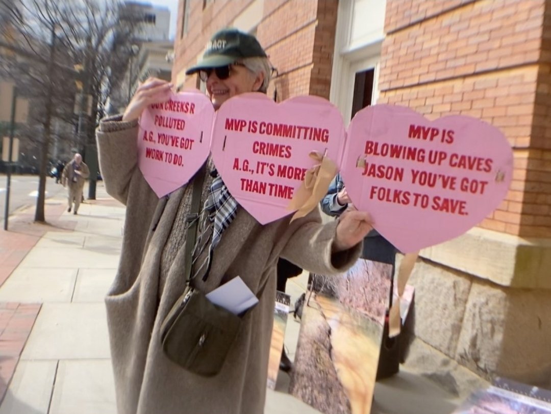 ThirdActVa's tweet photo. No response from @JasonMiyaresVA from our multiple visits & appt requests. It's urgent he #DoYourJobAG to prevent even more Mtn Valley Pipeline harms! #OldFolksResist #StopMVP https://t.co/mjauqG70el