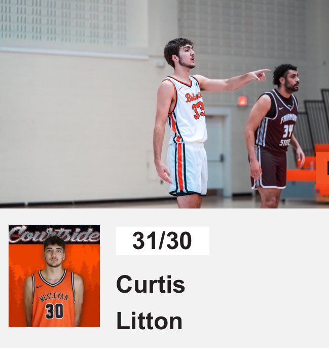 bballcoachHoff's tweet photo. Quietly and seemingly unnoticed, this guy is having a good season. 15 points per game and five rebounds per game in the last four games. Keep grinding, Curtis! https://t.co/HWJoT3ac1z