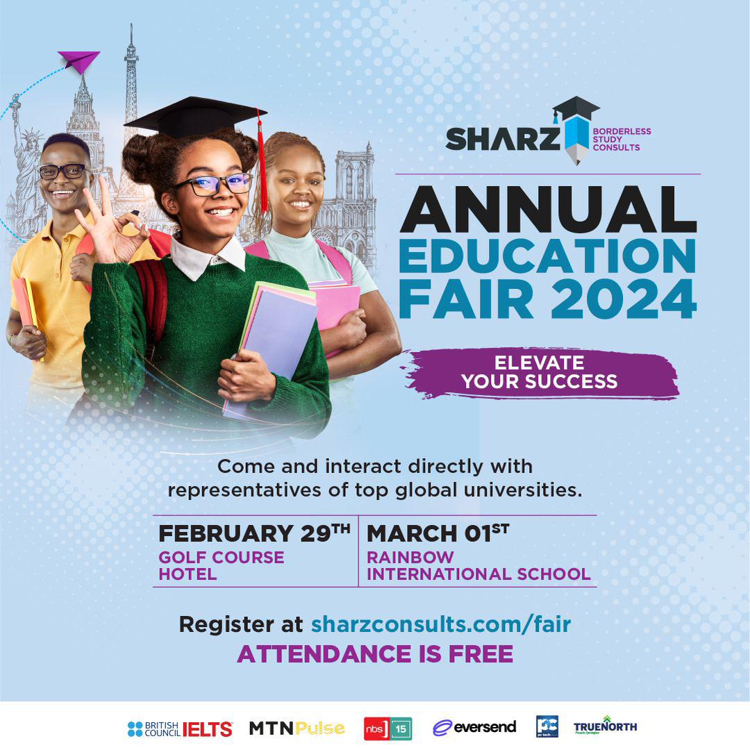 ssojo81's tweet photo. Broaden your horizons by taking time to attend the 2024 Annual Education Fair and chat with representatives from top global universities.
Dates: Feb 29th (Golf Course Hotel) & March 1st (Rainbow International School)
#ElevateYourSuccess
#WithSharz
#StudySbroad https://t.co/BlTnMCANTB